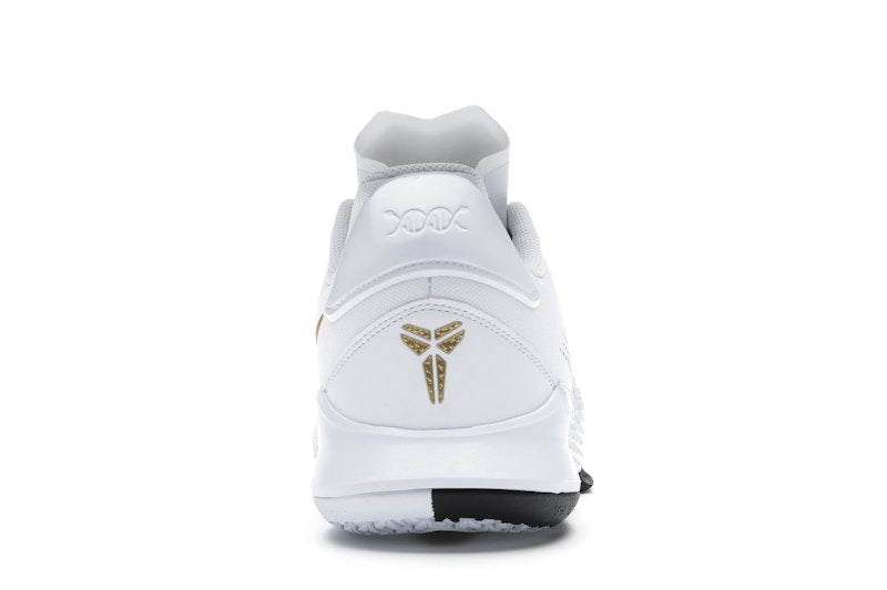 Nike Mamba Fury White Metallic Gold