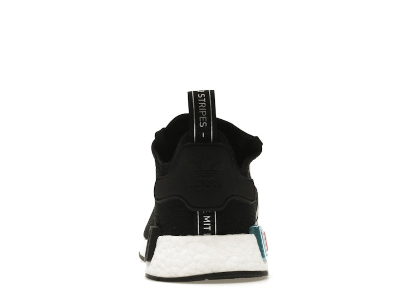 adidas NMD R1 Black Silver Solar Red