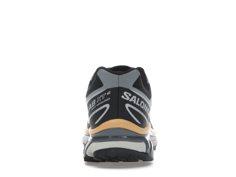 Salomon XT-6 Black Footwear Silver Warm Apricot