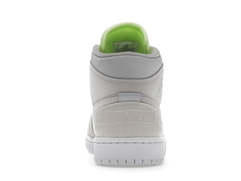 Jordan 1 Mid Vast Grey Ghost Green (Women's)
