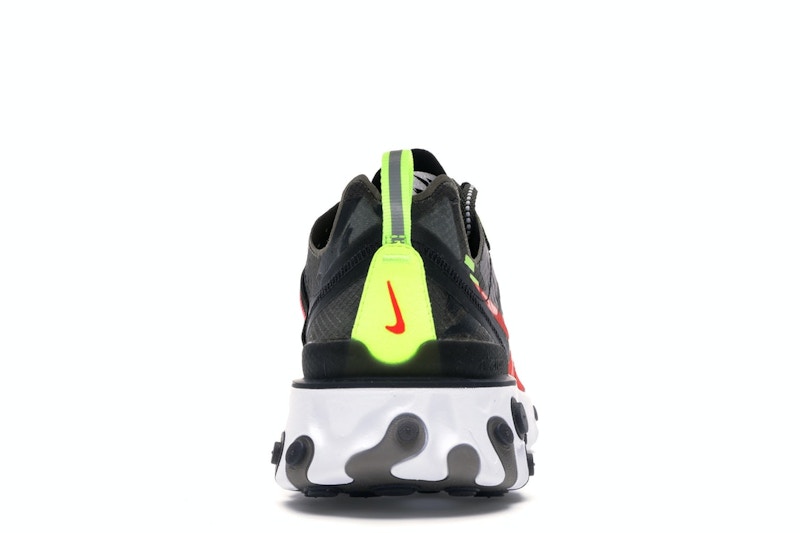 Nike React Element 87 Medium Olive Bright Crimson