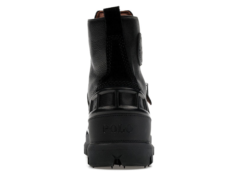 Polo Ralph Lauren Oslo High Oiled Leather Boot Black