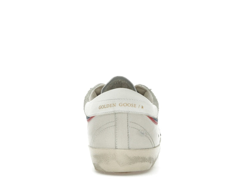 Golden Goose Super Star White Grey Red Blue