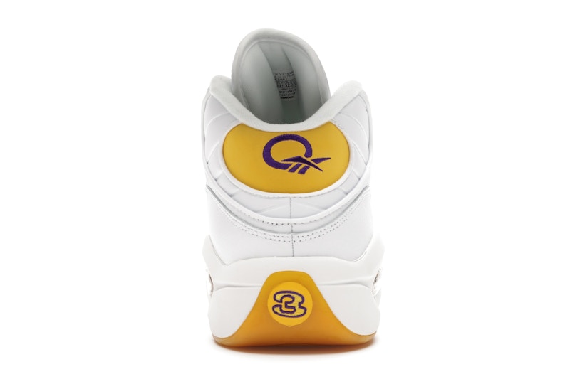 Reebok Question Mid Yellow Toe