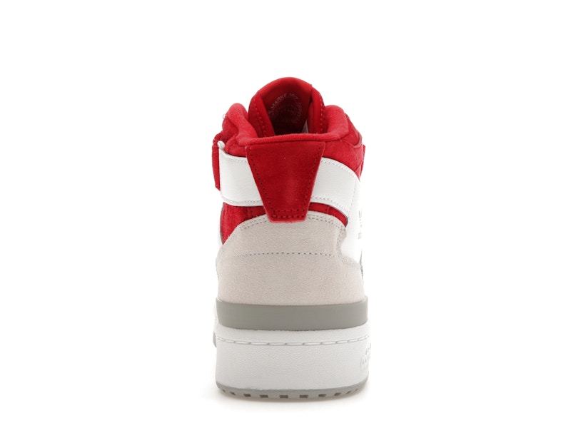 adidas Forum Mid White Red Grey