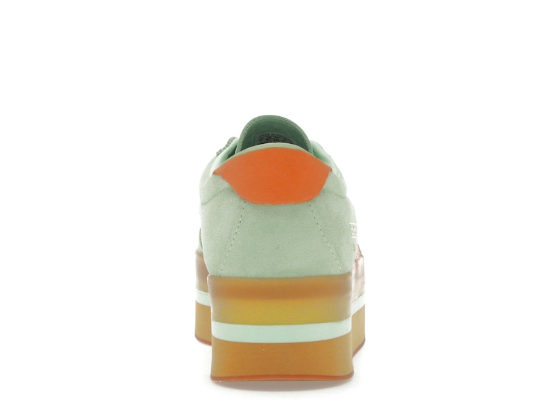 adidas Gazelle Stack Semi Green Spark Solar Orange Gum (Women's)