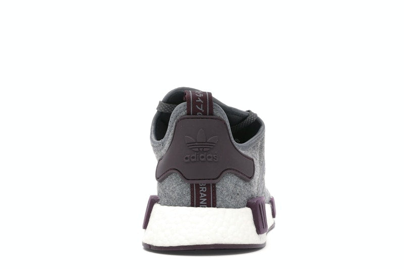 adidas NMD R1 Wool Grey Four Maroon