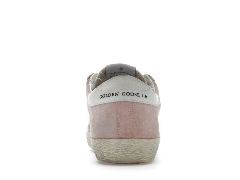 Golden Goose Super Star Pink Suede White