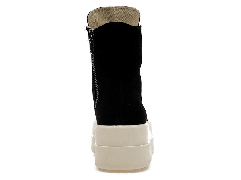 Rick Owens DRKSHDW Mega Bumper Canvas Sneaks Black Milk