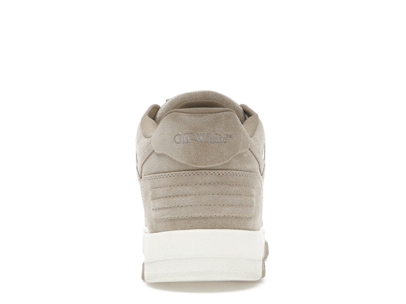 OFF-WHITE Out Of Office OOO Low Tops Beige Natural Suede