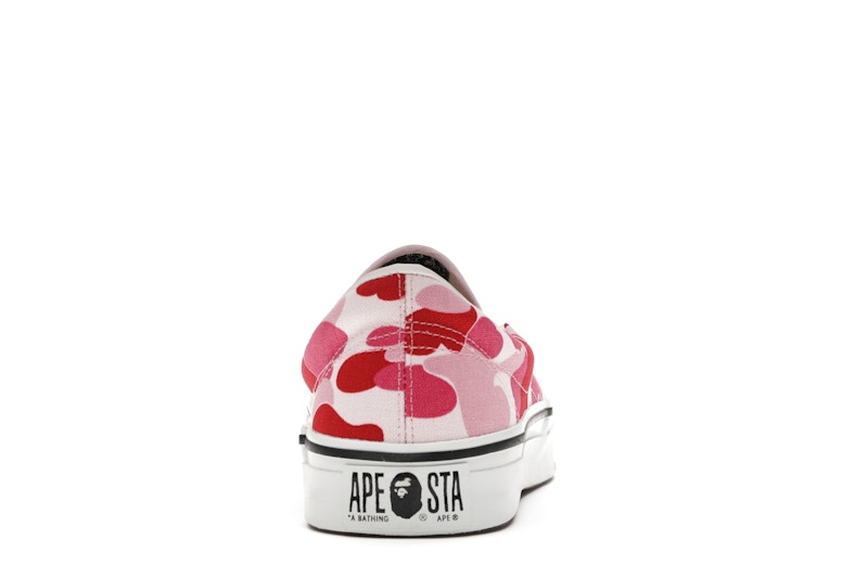 A Bathing Ape Bape Slip-On ABC Camo Pink