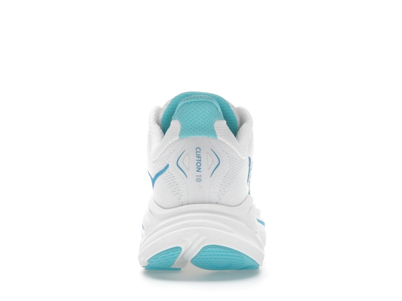 Hoka One One Clifton 10 White Skyward Blue