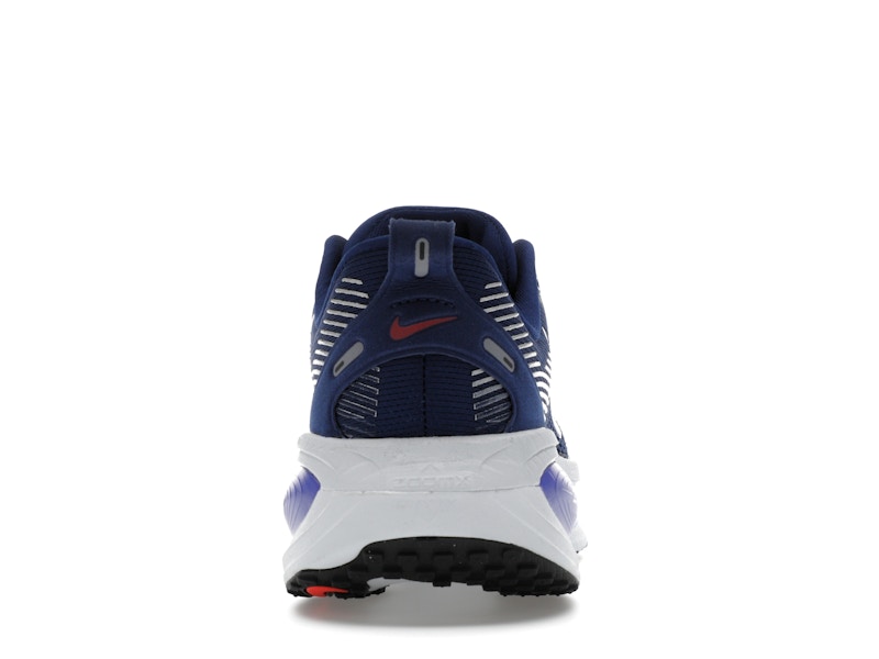 Nike Vomero 18 Blue Void Blue Lightning Bright Crimson Metallic Silver