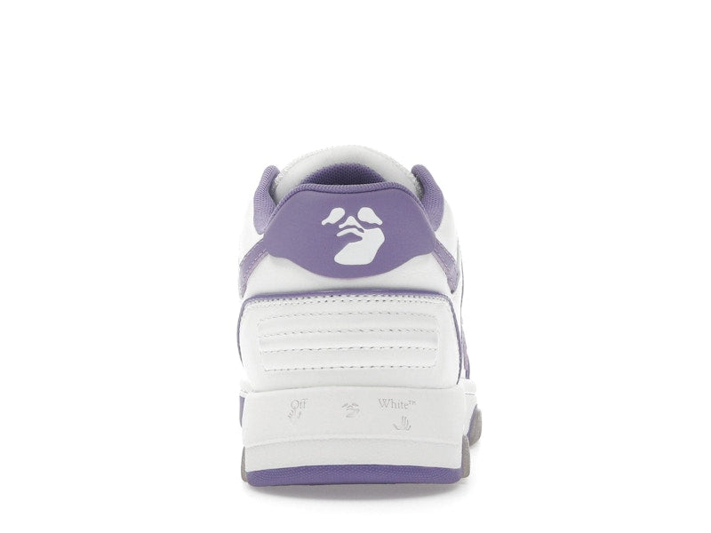 OFF-WHITE Out Of Office OOO Low Tops Outlined White Lilac Purple (Women's)