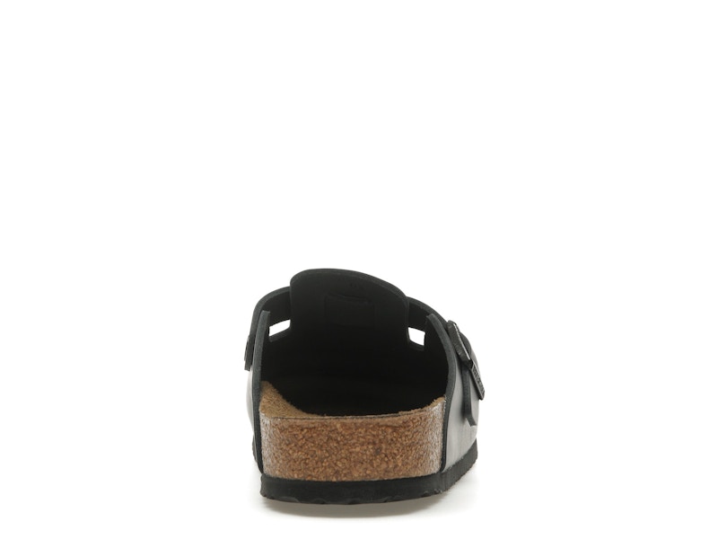 Birkenstock Boston Natural Leather Black