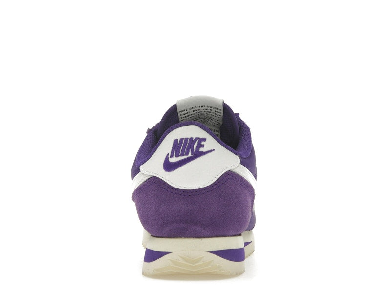 Nike Cortez Textile Field Purple Alabaster Safety Orange Summit White (Women's)