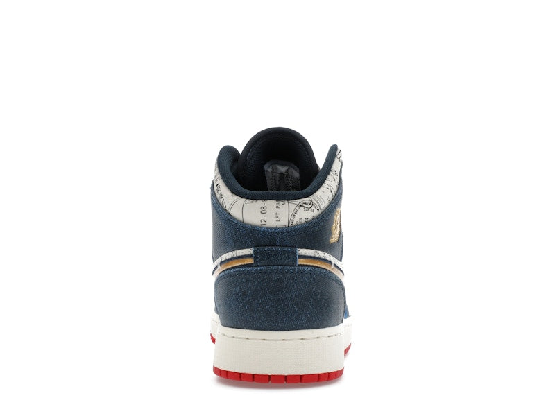 Jordan 1 Mid SE Take Flight Gold Swoosh (GS)