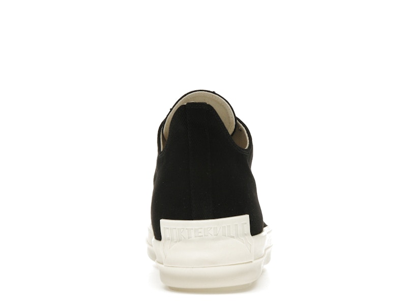 Rick Owens DRKSHDW Low Porterville Black Milk (Porterville Heel Tab)