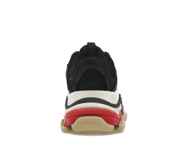 Balenciaga Triple S DIY Black Red White