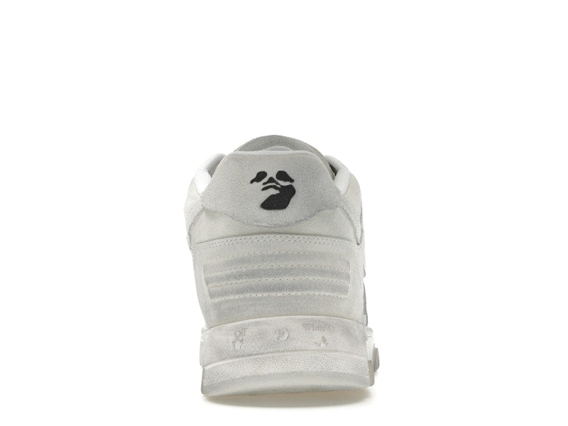 OFF-WHITE Out Of Office OOO Low Tops White Distressed