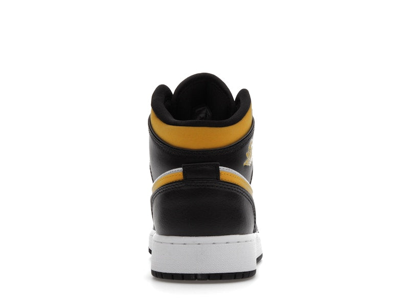 Jordan 1 Mid White Pollen Black (GS)
