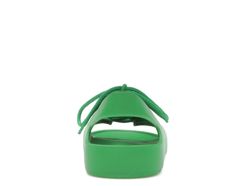Bottega Veneta Jelly Lace Up Sandal Green