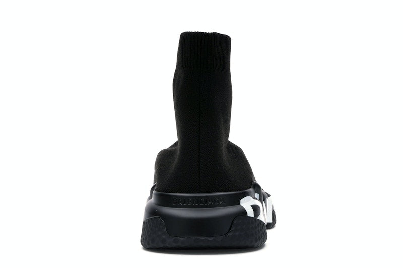 Balenciaga Speed Graffiti Trainers Black