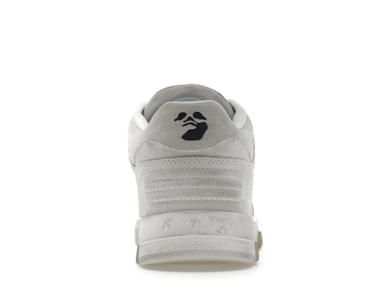 OFF-WHITE Out Of Office OOO Low Tops Vintage Suede Destressed White