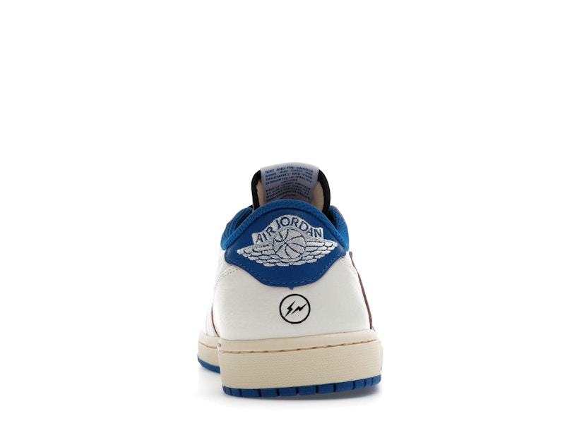 Jordan 1 Retro Low OG SP Fragment x Travis Scott Sail Military Blue