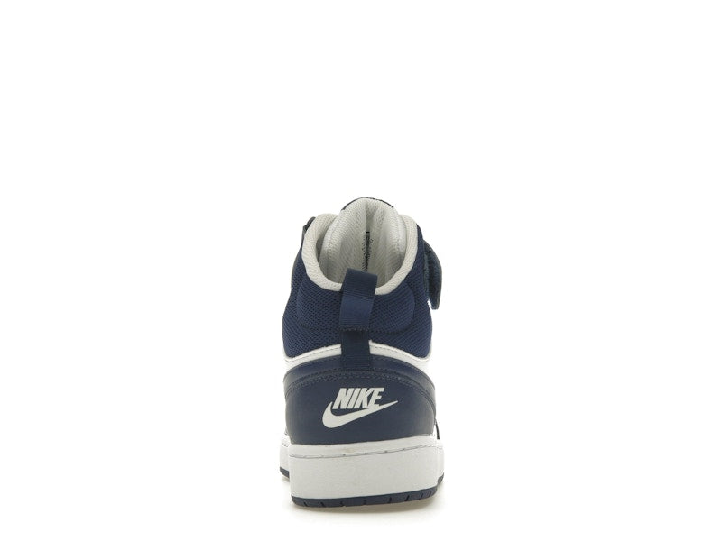 Nike Court Borough Mid 2 White Blue Void (GS)