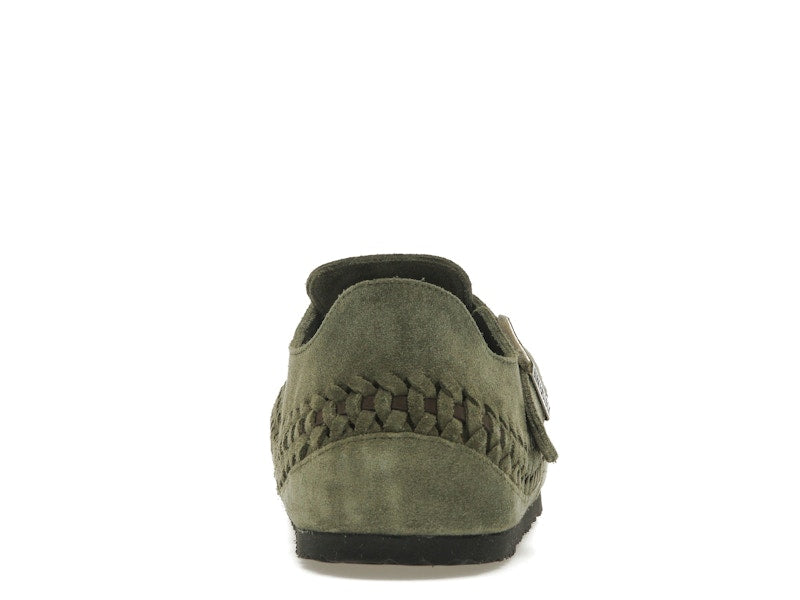 Birkenstock London Braided Shearling Kith Olive Night