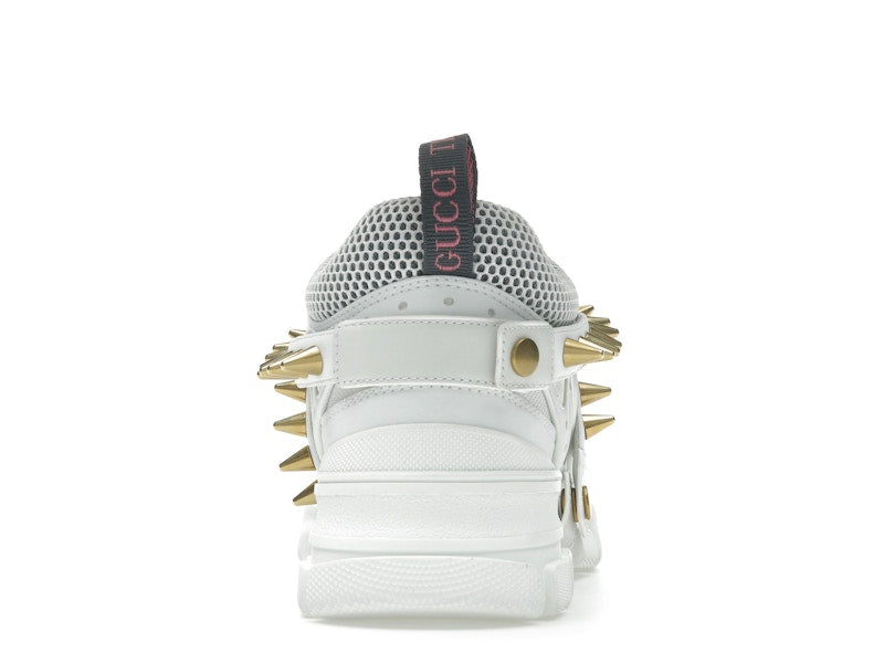 Gucci Flashtrek Chunky Leather Sneakers White Gold (Women's)