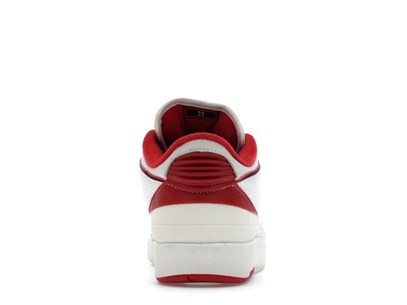 Jordan 2 Retro Low White Varsity Red