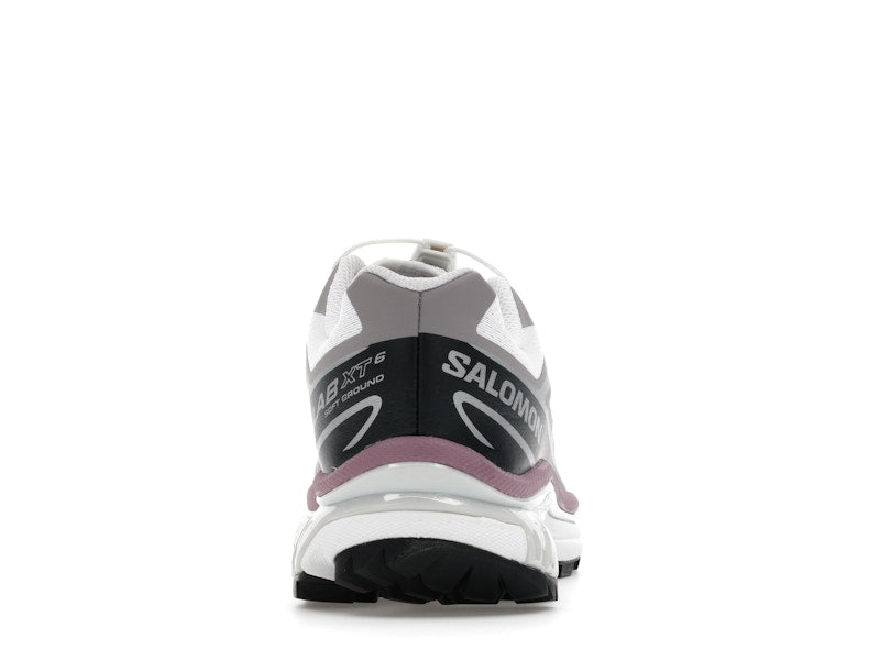 Salomon XT-6 White Black Dusky Orchid
