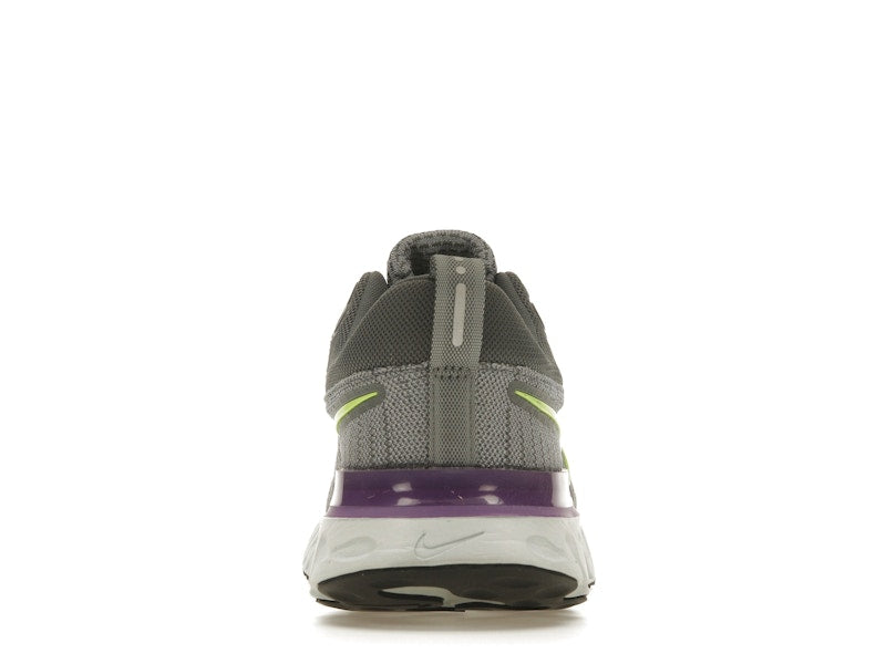 Nike React Infinity Run Flyknit 2 Grey Volt Wild Berry