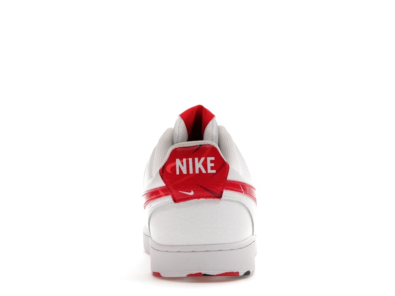 Nike Court Vision Low Swoosh Print Red