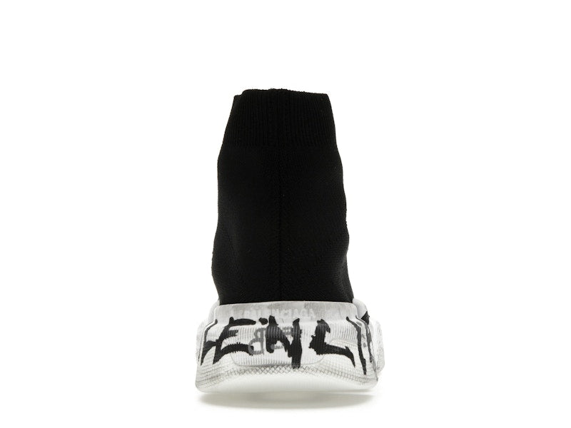 Balenciaga Speed 2.0 Graffiti Recycled Knit Black (Women's)