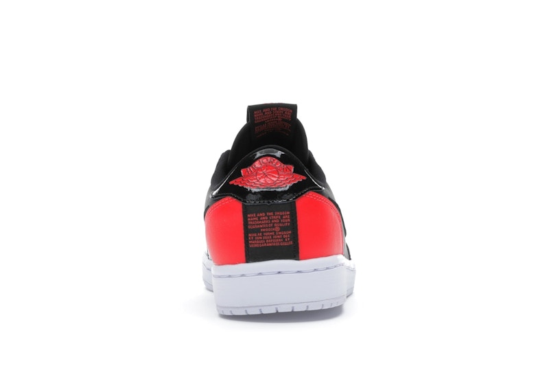 Jordan 1 Low Slip Black Hot Punch (Women's)