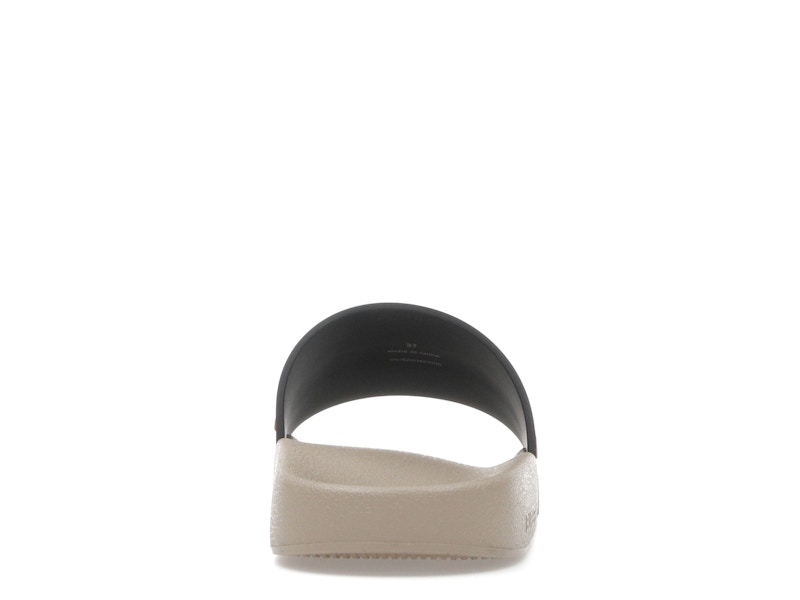 Burberry Embossed Logo Slide Black Red Tan (Women's)