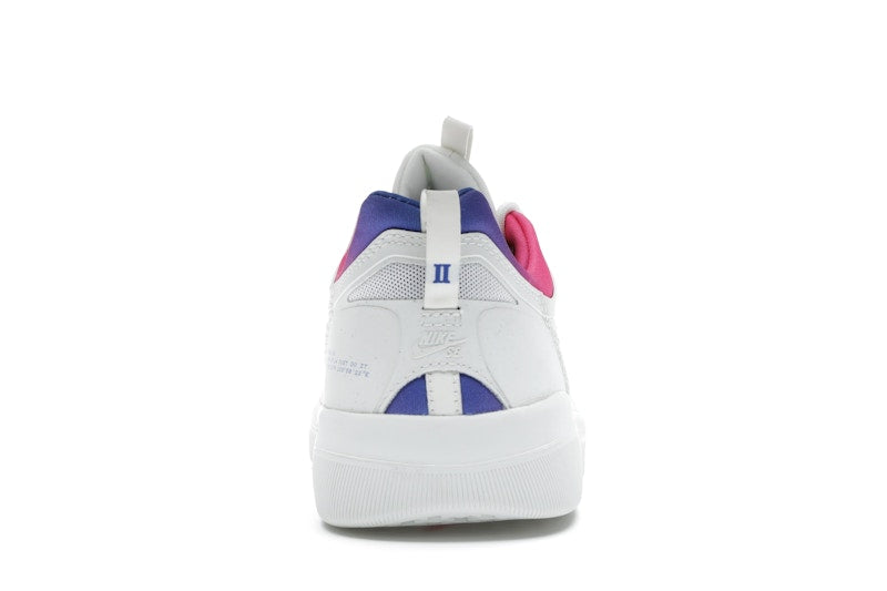 Nike SB Nyjah Free 2 Summit White Pink Blast Racer Blue
