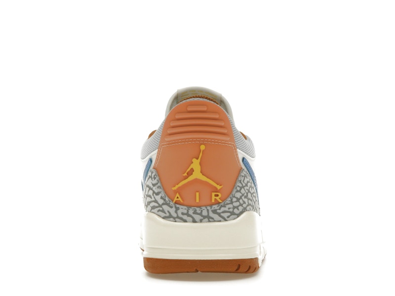Jordan Legacy 312 Low Phantom Amber Brown Star Blue