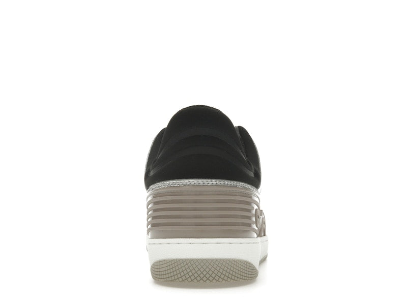 Gucci Basket Low Silver Black