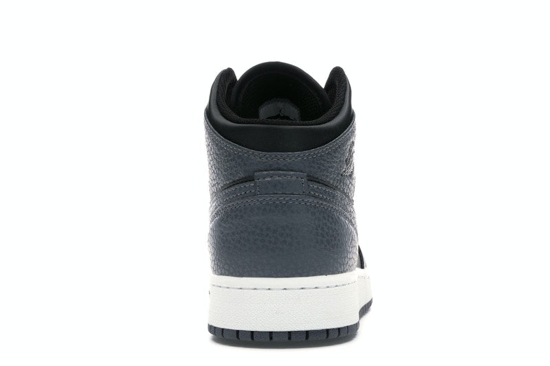 Jordan 1 Mid Black Dark Grey (GS)