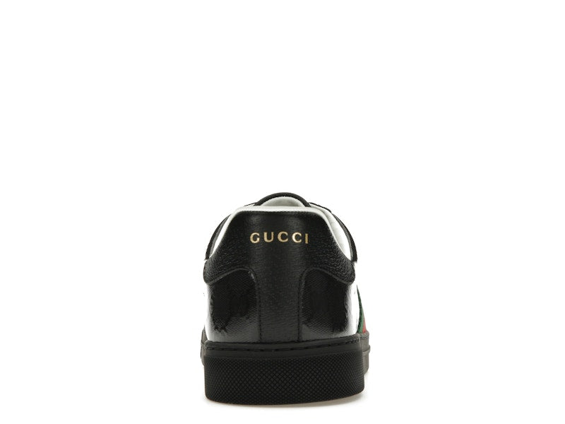 Gucci Ace GG Crystal Canvas Black