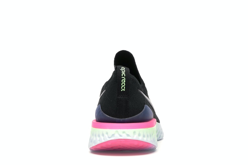 Nike Epic React Flyknit 2 Black Sapphire Hyper Pink (Women's)