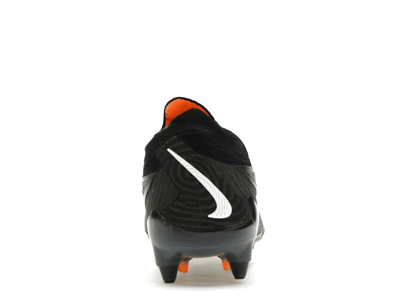 Nike Gripknit Phantom GX Elite SG-Pro Anti-Clog Traction Black Dark Smoke Grey Total Orange