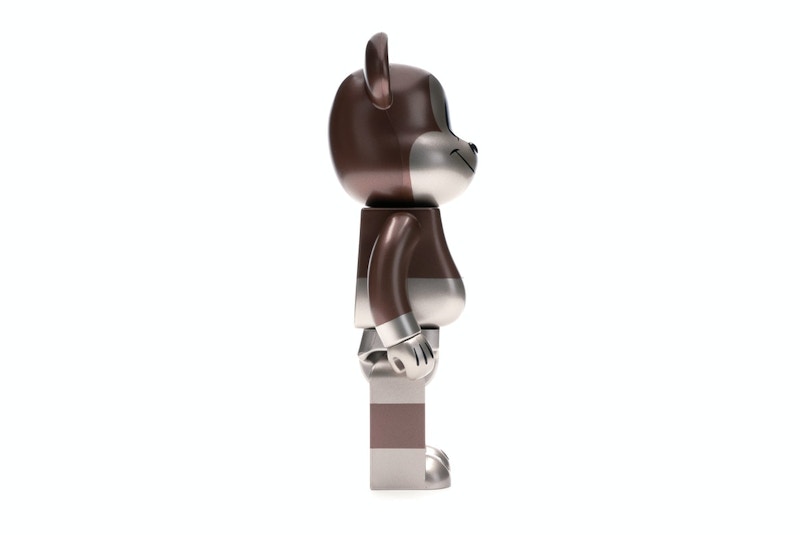 Bearbrick x Undefeated x Disney Mickey Mouse 90th Anniversary 100% & 400% Set Copper/Black