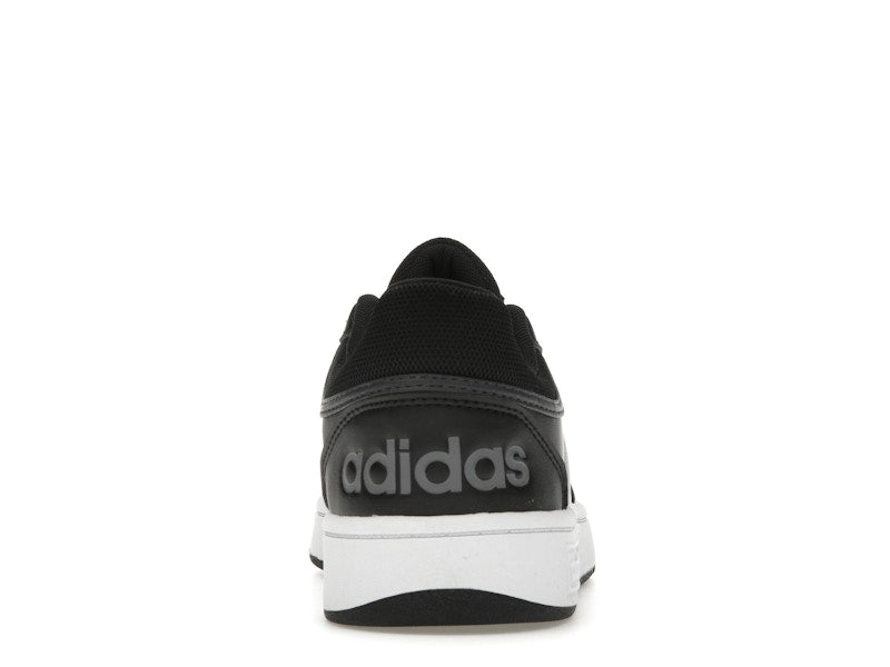 adidas Hoops 3.0 Low Black White Stripes