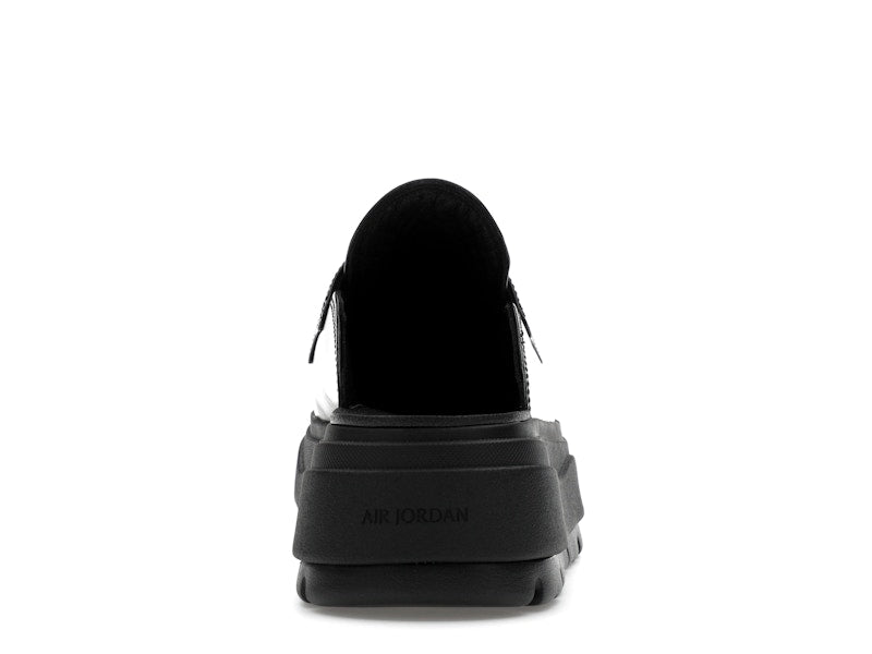 Jordan Mule Black Metallic Silver (Women's)