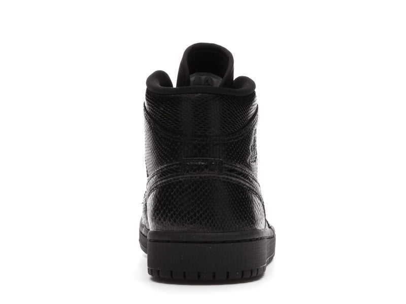 Jordan 1 Mid Black Snakeskin (Women's)